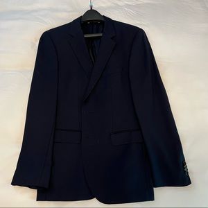 Hugo Boss Hopsack Navy Blazer / Sportcoat 40R